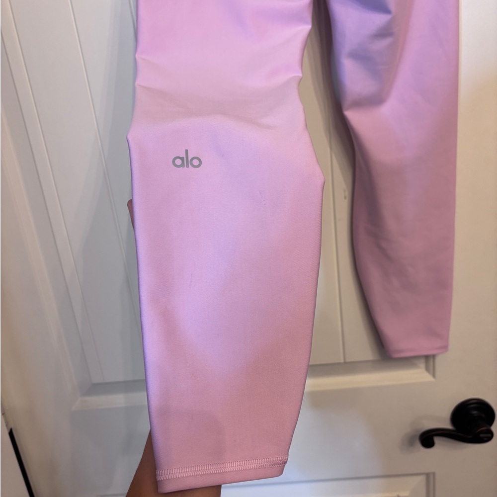 ALO Yoga SWEET PINK 7/8 Airlift Leggings - Picture 2 of 10